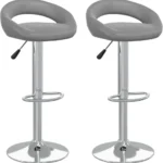 King Home Hoker Tom Czarny Polipropylen Drewno Bukowe 5972