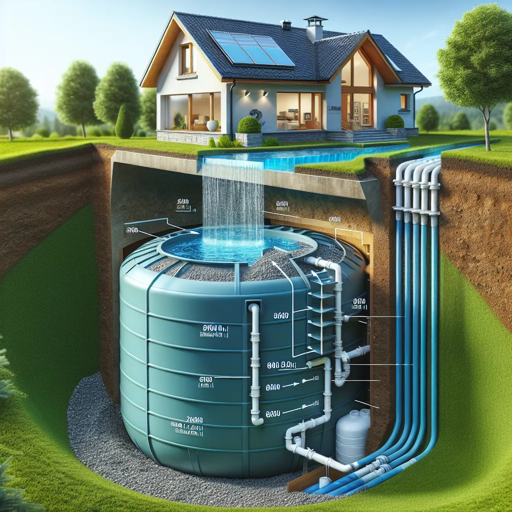 Nowoczesne podziemne zbiorniki HYDROMIL na deszczówkę 8000l dla Twojego domu